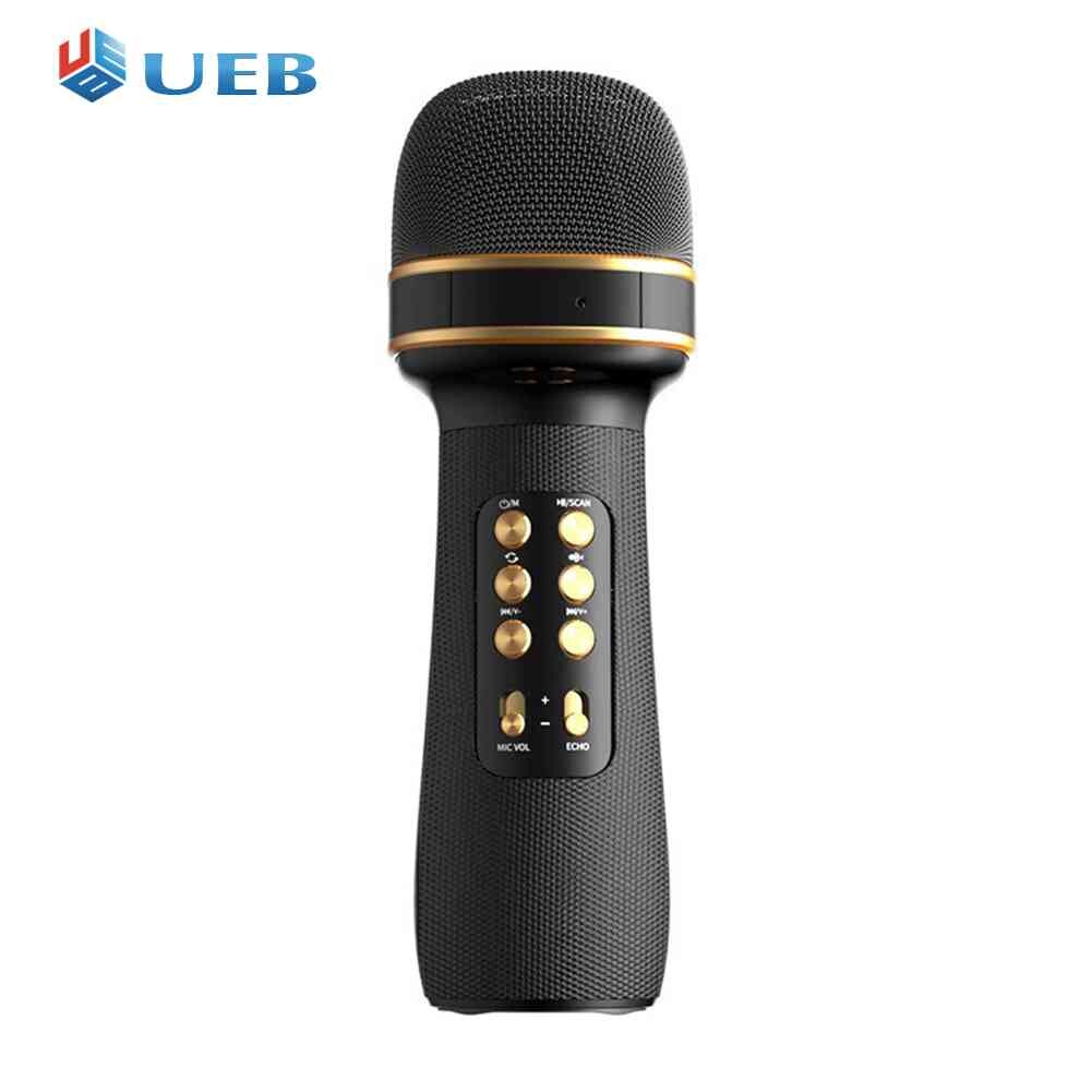 WS-898 Wireless Bluetooth-Compatible Microphone+FM+Voice Changing Audio Speaker