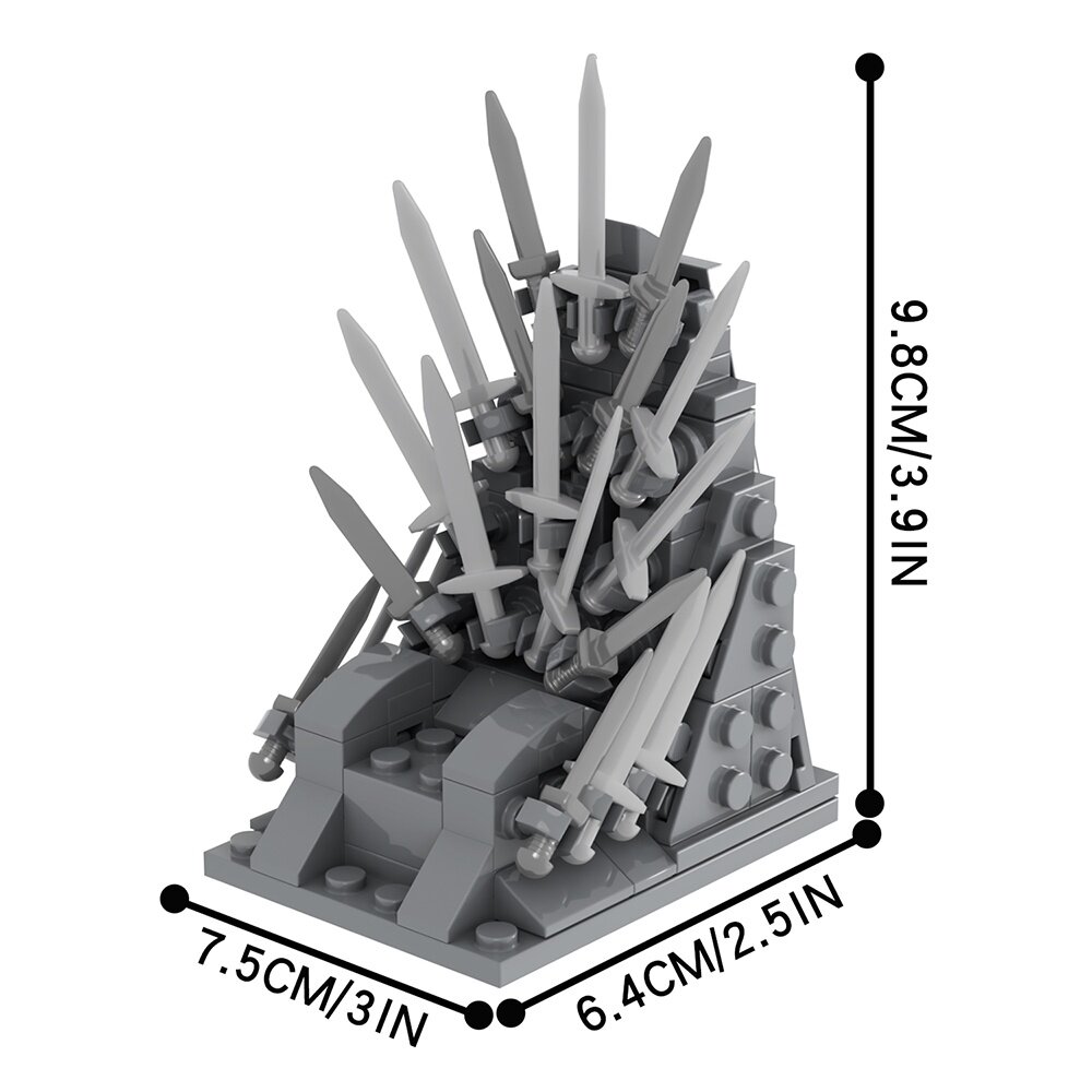 Lego iron throne instructions online