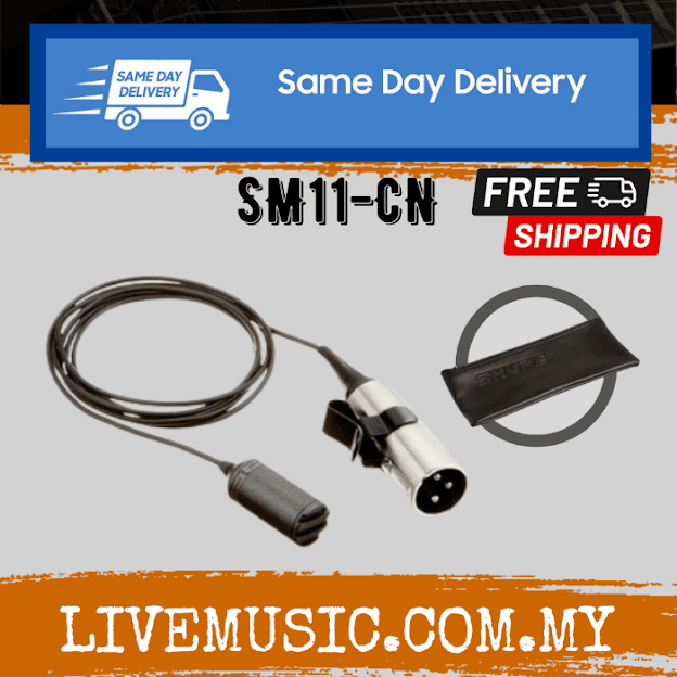 Shure SM11CN Dynamic Lavalier Microphone ( SM11CN / SM11 CN ) Lazada