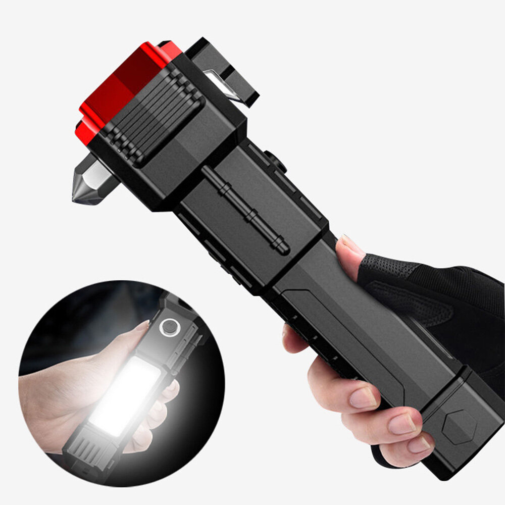 CUGUU Đèn Pin Di Động 4 Chế Độ Ánh Sáng Cao Có Thể Sạc Lại USB Đèn Pin T * Actical Công Suất Cao Ánh Sáng Mạnh Đèn Pin LED Chiếu Sáng Chống Nước Ngoài Trời