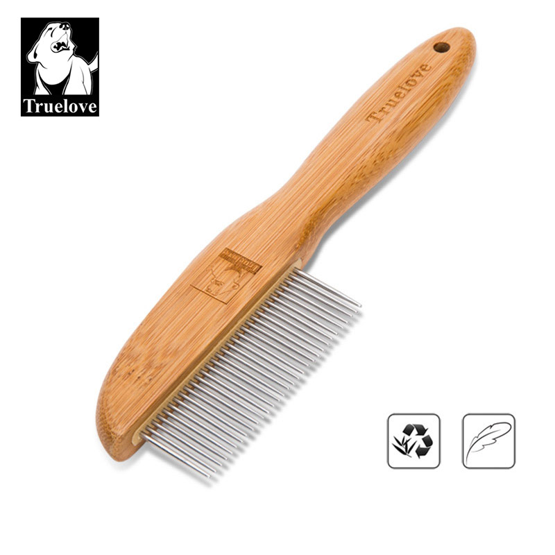 TRUELOVE Metal Dog Comb Knot Remover Pet Hair Remover Brush Grooming Comb Stainless Steel Comb for Dogs Cats