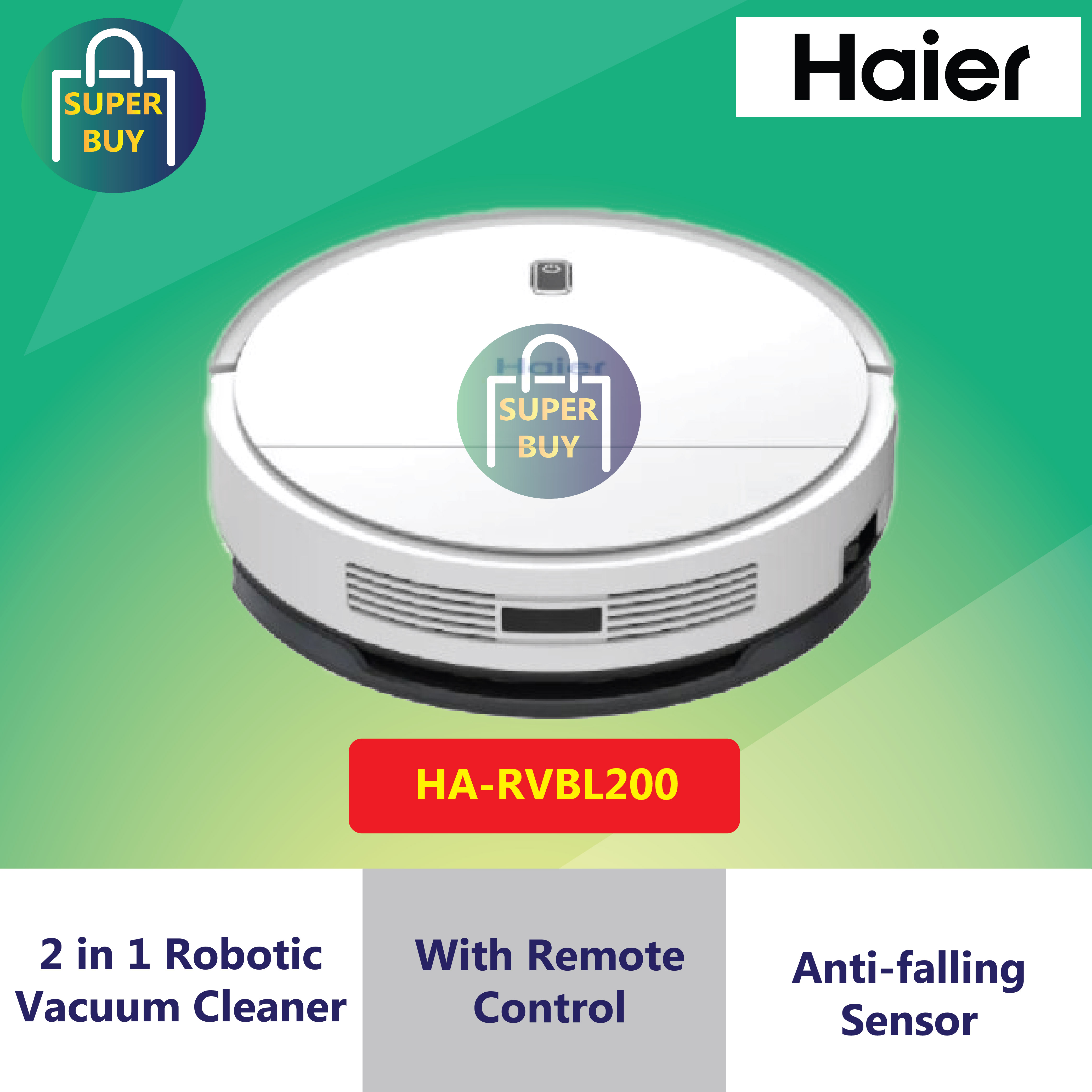 haier robot with mop ha rvbl200