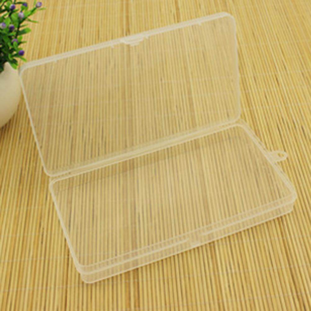 Transparent Plastic Pp Empty Box Rectangular Covered Plastic Box Mobile Phone Accessory Parts Box Sample Box Collection Box Plastic Clear Parts Box Pill Cosmetic Nail Jewelry Beads Case Storage Container