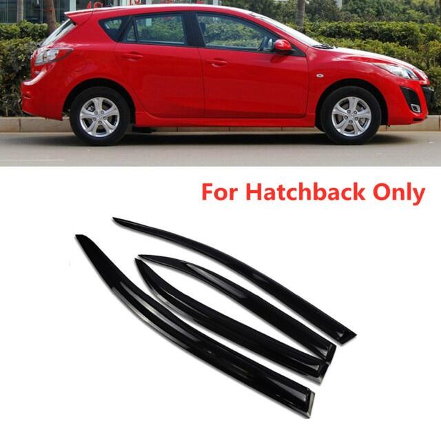 For mazda 3 2013 2014 2015 2016 2017 2018 sedan hatchback window visor wind rain sun smoke guard deflector vent shade shelter