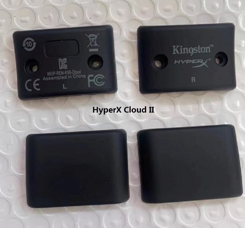 Vành đệm đội qua đầu thay thế nhựa bản lề khóa cho kingstone HyperX Alpha S đám mây II Tai nghe chơi game Miếng đệm tai Headband linh kiện sửa chữa Miếng đệm tai earmuffs