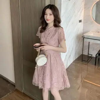 silk gauze dress