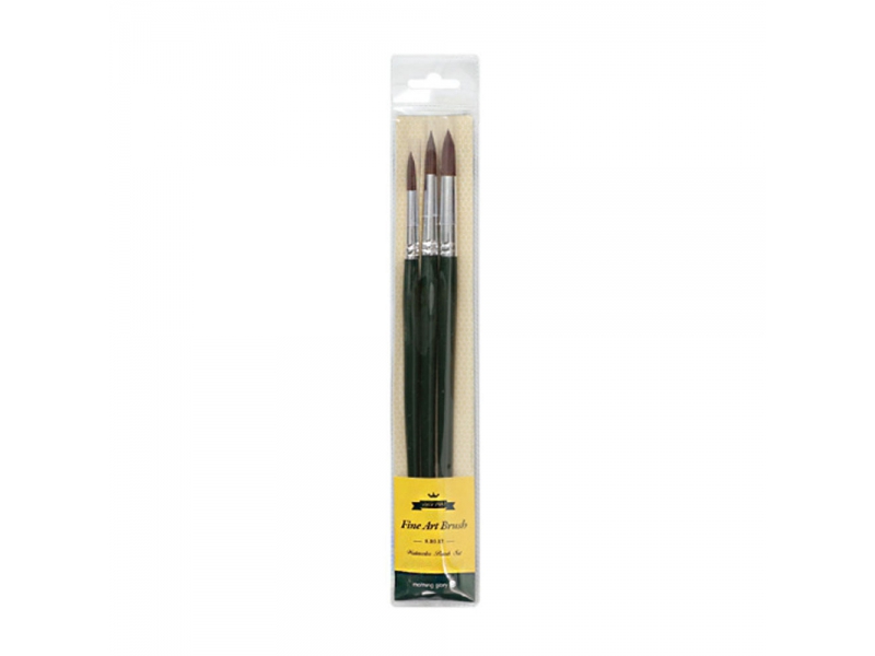 Morning Glory 5500 Fine Art Watercolor Brush Set Of 3 | Lazada Ph