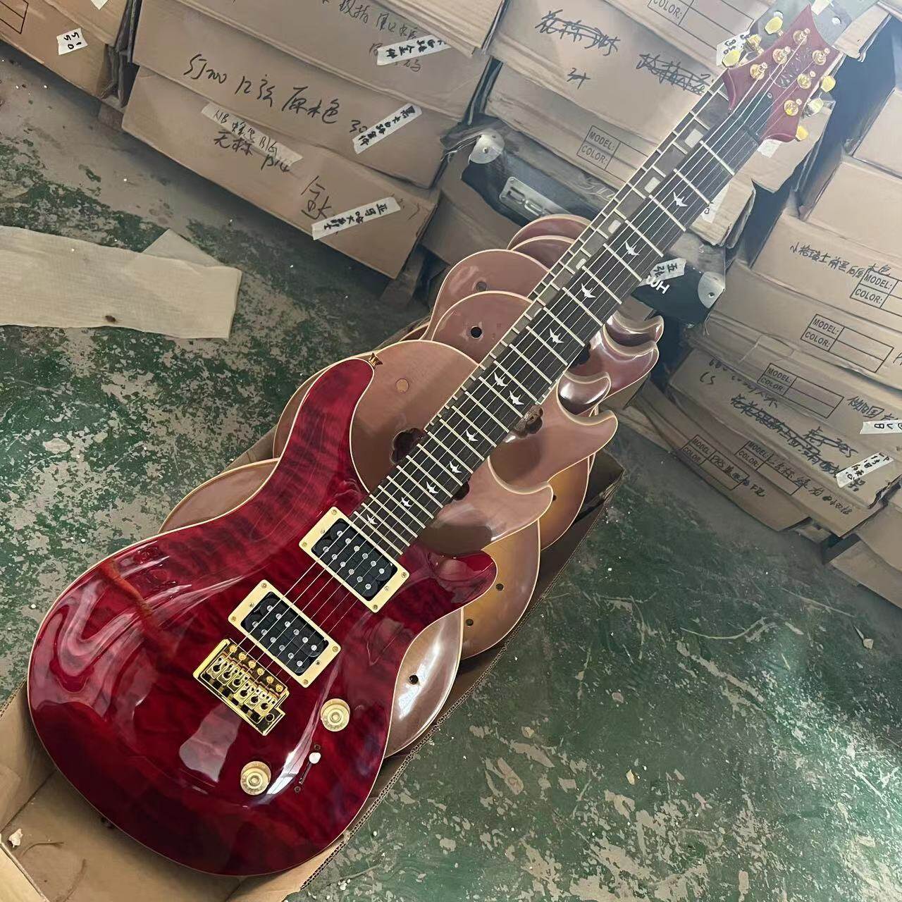 PRS SE CUSTOM 24 QM LTD Black Cherry
