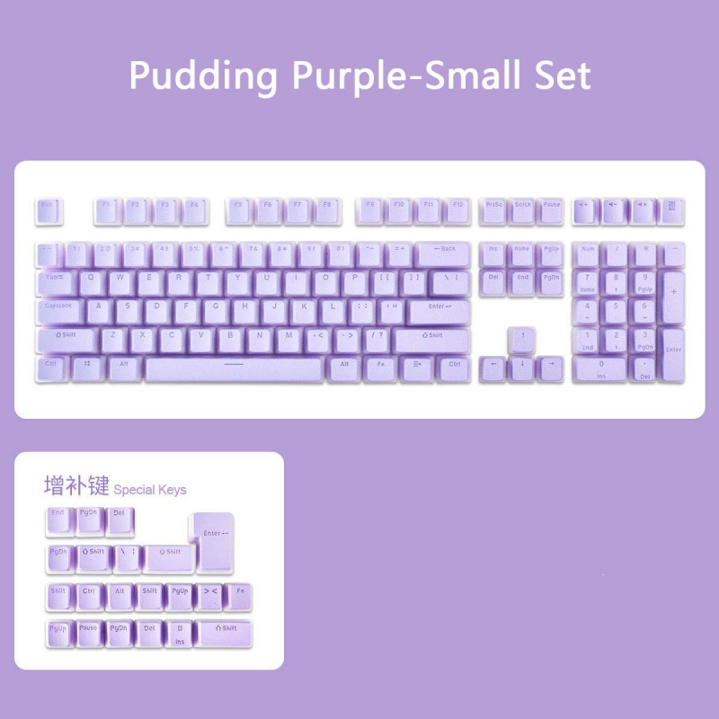 129 phím bánh pudding Keycaps dạng OEM profile PBT đôi bắn Keycap cho MX chuyển đổi Bàn Phím Cơ ISO bố trí đèn nền RGB Mũ chính