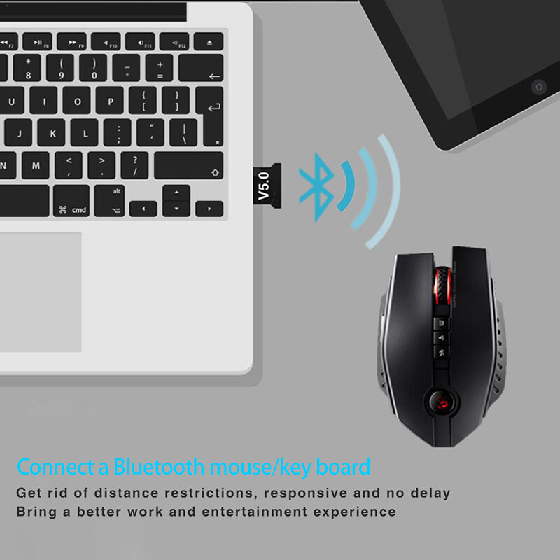 Wireless USB Bluetooth 5.0 Adapter AUX Bluetooth Transmitte Dongle Music Receiver for Computer PC Laptop