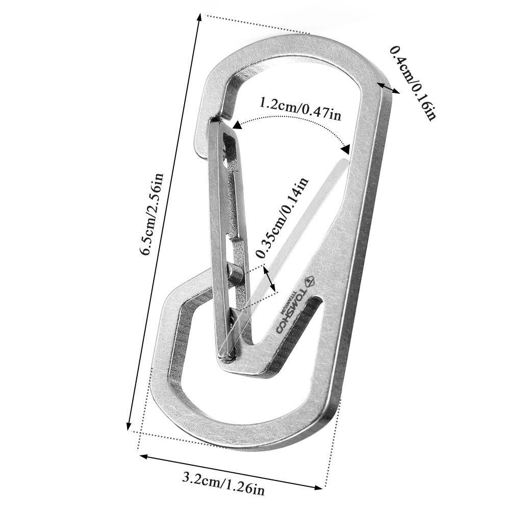 Móc Chìa Khóa Carabiner Titan