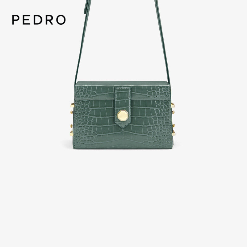 PEDRO shoulder bag Lady Crocodile retro bag flip small bag