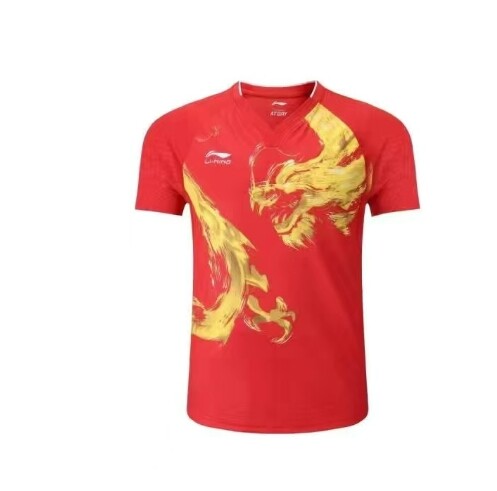 Li Ning quick-drying badminton breathable sportswear men's and women's same table tennis tennis competition clothing competition clothing
