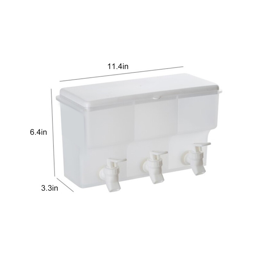 3.5L Large-capacity refrigerator cold kettle with faucet three-capacity lemonade juice plastic cold water bucket
