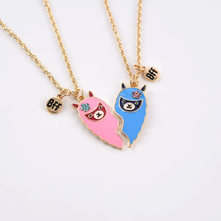 Hanreshe Bff Kalung Kristal Sahabat Sejati Kalung Pasangan Liama Liontin Hati Persahabatan Kalung Kristal Punk Kartun Hadiah Perhiasan Untuk Anak Perempuan Lazada Indonesia