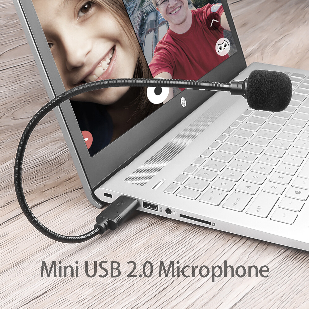 Micrô USB 2.0 Có Thể Điều Chỉnh 360 Độ Cho Điện Thoại Thông Minh Máy Tính Xách Tay Và Thiết Bị Chơi Game Trên Máy Tính
