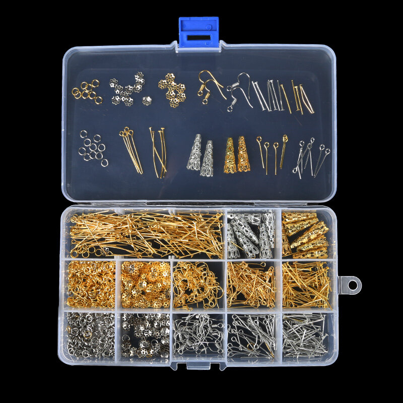 Jewelry Material Kit DIY Earrings Making Tassels Jump Ring Beads Charms Ear Hook Clasps Pins For Beading Handmade Accessories