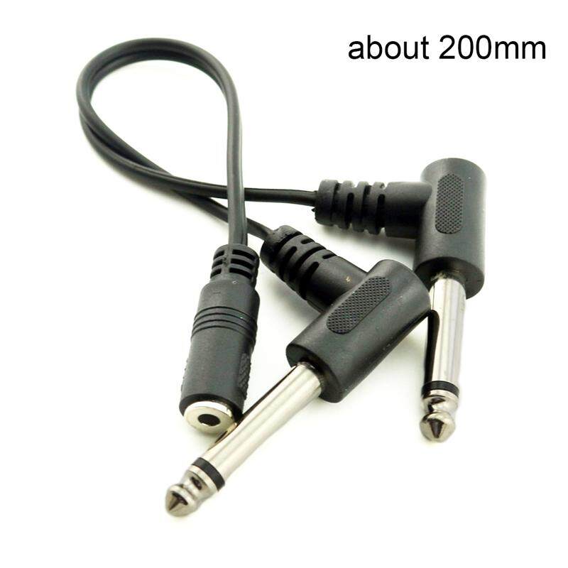 Male 3.5mm Stereo TRS Jack Adapter to 1//4 inch Stereo Plug Female