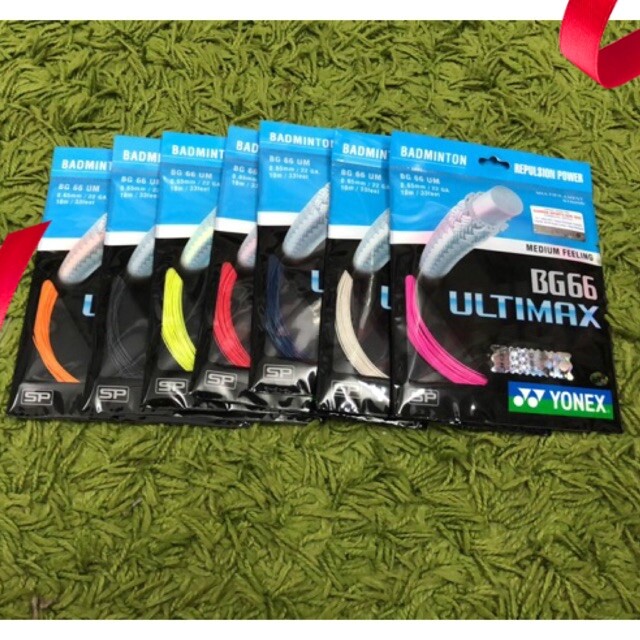 [ Ready Stock ] yy Badminton String BG66 Ultimax SP Sunrise Sports