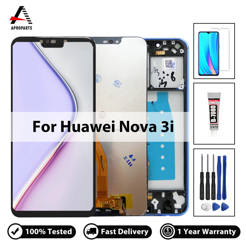 6.3" For Huawei Nova 3i LCD Display Touch Screen Display Assembly 100% Tested For P Smart Plus High Quality No Dead Pixel Replacement parts