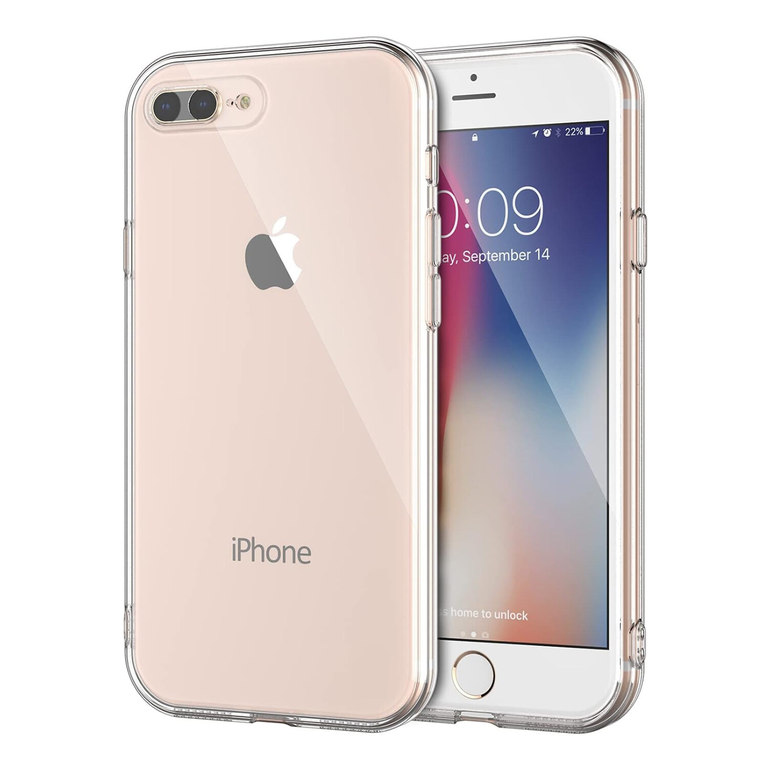 LUOWAN Ốp Lưng Cho Apple iPhone 7 Plus/iPhone 8 Plus Ốp Lưng Silicon Trong Suốt TPU Chống Trầy Xước Cho Apple iPhone 7 Plus/iPhone 8 Plus-Trong Suốt