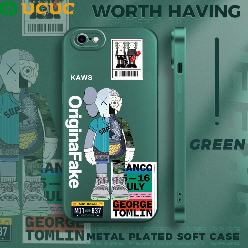 Ucuc case for iphone 6s plus 6 plus 6s 7 8 se 2020 se 2022 iphone7 plus 6+6s+7+8+ case fashion cool panda full cameras cover soft silicone tpu protective shockproof case