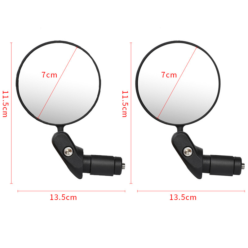 WEST BIKING Bicycle Rearview Mirror 360° Rotation MTB Road Bike Handlebar Mirrors Bike Accessories Safety Cycling Rear View Mirrors Side Mirror