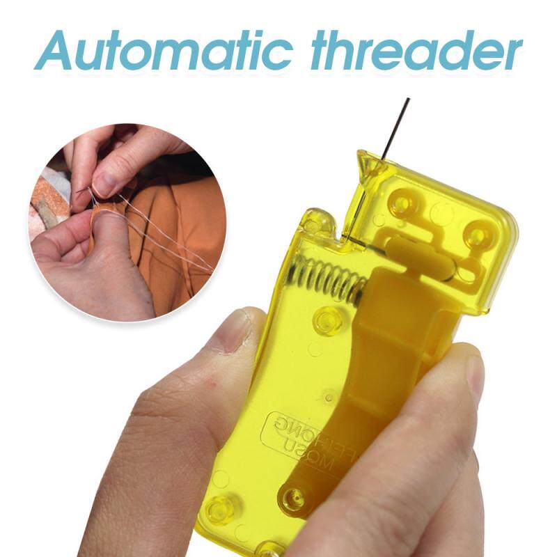 2 Pieces Sewing Machine Needle Threader and 5 Pieces Automatic Needle
