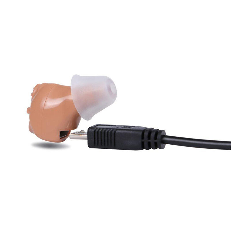 【New Arrival】1 Pcs Hearing Aid Rechargeable Mini Invisible Sound Amplifier Volume Control With Microphone Hearing Aids Device Ear Care Tool