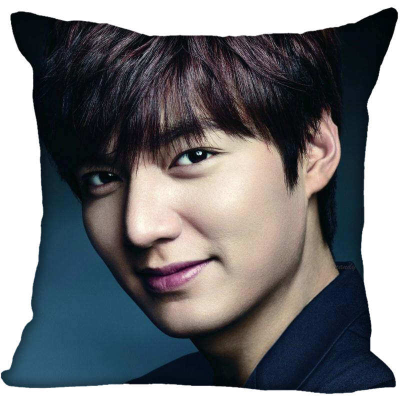 Lee Min Ho Pillow Case Cover Handsome Korean Actor Invisible Zip Case Home Décor 