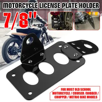 motorcycle brake light license plate frame