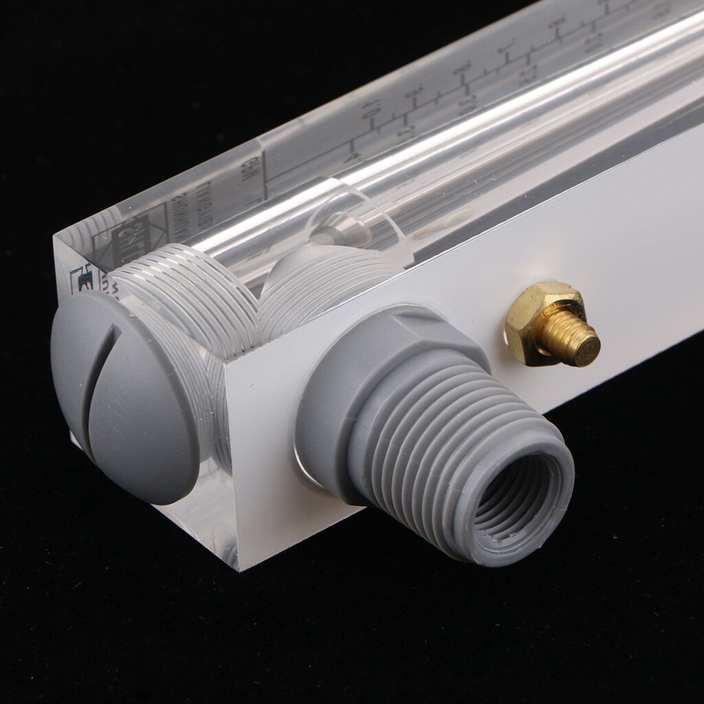 Baoblaze LZM-15 Panel Mount Type Acrylic Flowmeter Water Liquid Flow Meter