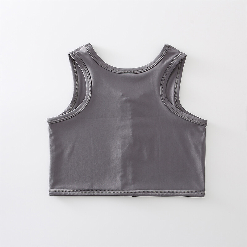 Front Zipper Chest Binder Tomboy Breast Binder Breathable Flat Trans Binder For Women