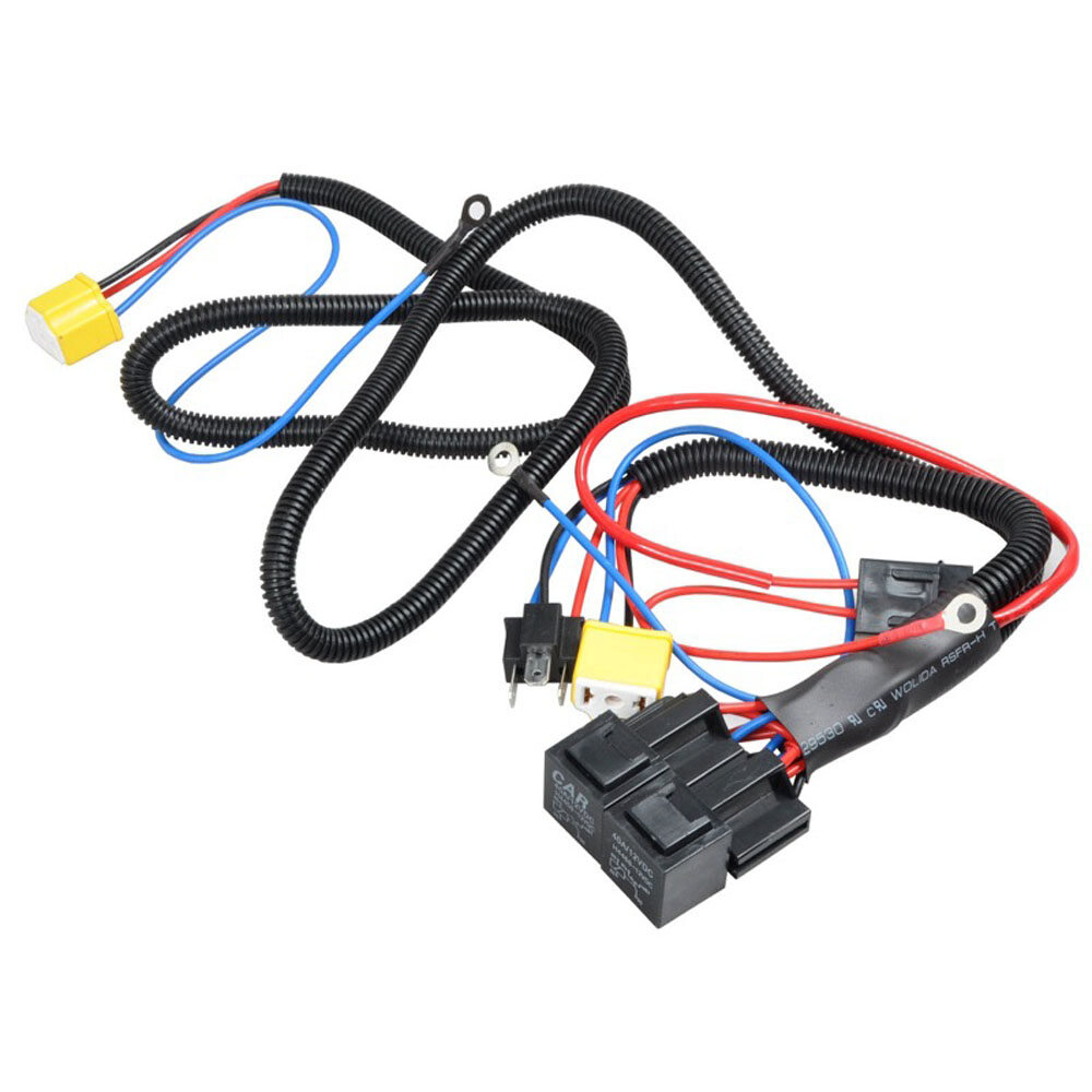 【MotorrTop】Bộ Dây Đèn Pha Ô Tô, Đèn Halogen, Ổ Cắm Cáp Tăng Cường Ánh Sáng H4 Tăng Cường Chất Làm Sáng 12V
