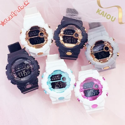 Candy Color Boys and Girls Korean Version Simple Trend Waterproof Sports Harajuku College Wind Electronic Watch
