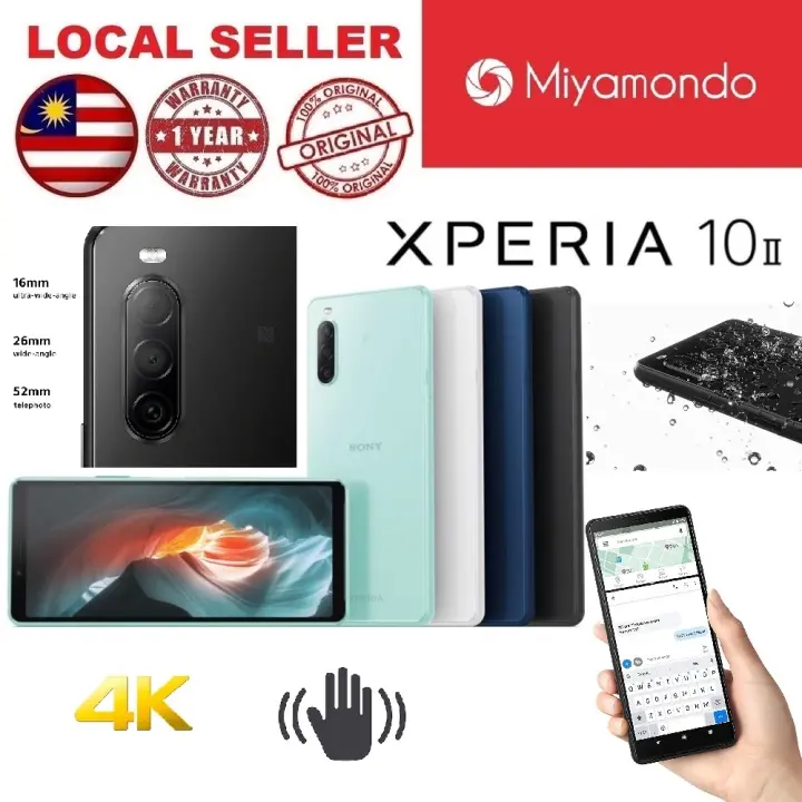 Sony Xperia 10 Ii 128gb 4gb Smartphone Mobile Phone Lazada