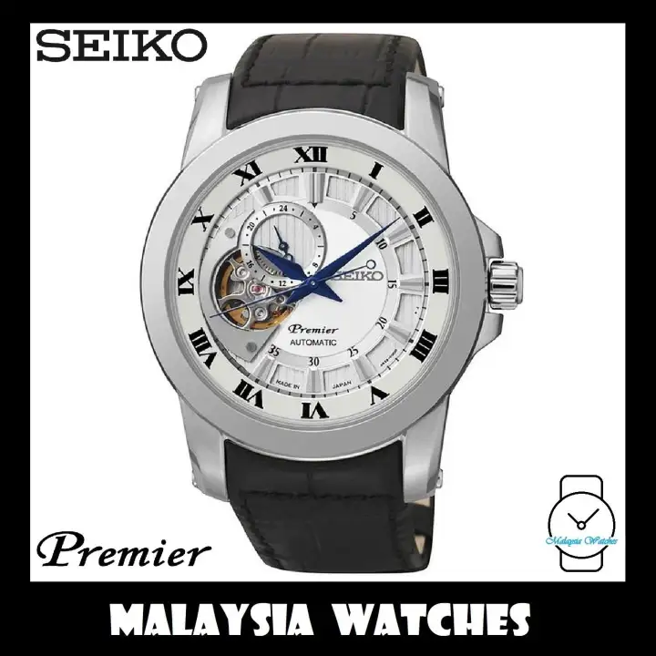 seiko premier automatic open heart
