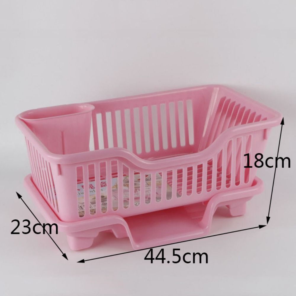 HOUSEWIFE SPACE Kitchen Chopsticks Spoons Organizer Plates Countertop Dinnerware Drain Board Storage Rack Utensils Drainer Rack Dish Drying Rack
