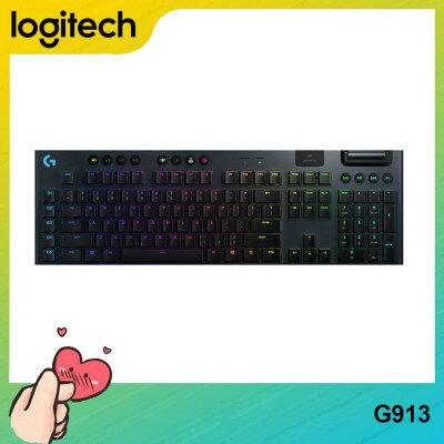 [Ready เพื่อส่ง] Logitech G913 LIGHTSPEED RGB แบบไร้สาย Mechanical
คีย์บอร์ดเล่นเกมสำหรับ PC คอมพิวเตอร์แล็ปท็อป