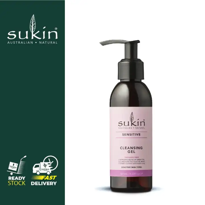 sukin sensitive cleansing gel