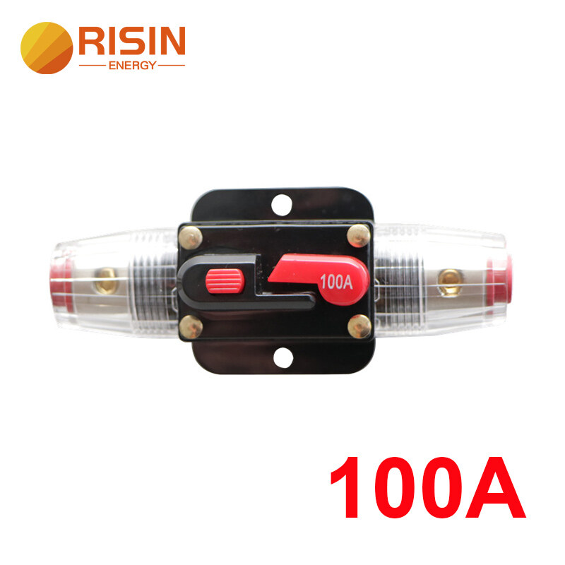 12V 24VDC Auto Car Stereo Fuse Holders Audio Circuit Breaker for Automotive Marine Boat Audio System Protection