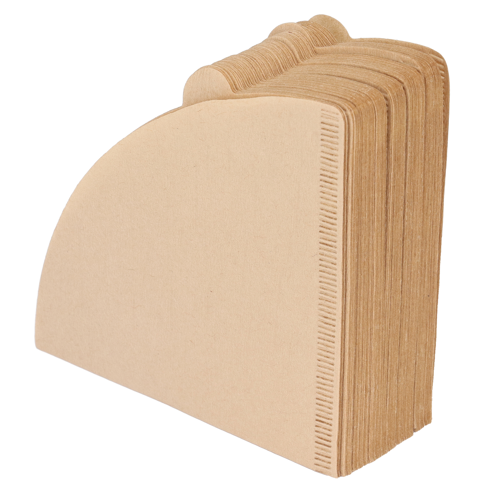 100PCS V60 Coffee Filter Paper Disposable Natural Wood Pulp Cone Shape Coffee Strainer