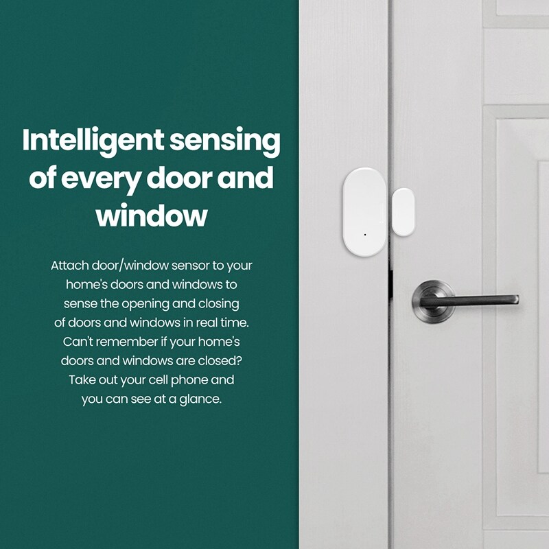 Tuya Zigbee 3.0 Smart Contact Detectors Security Gate Door Window Sensor Transducer Smart Life Home