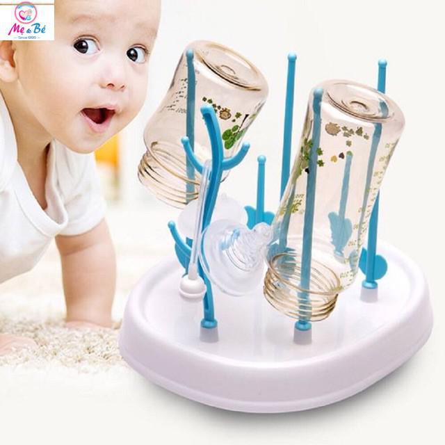 Khay úp bình sữa, núm ty tiện lợi cho bé sơ sinh