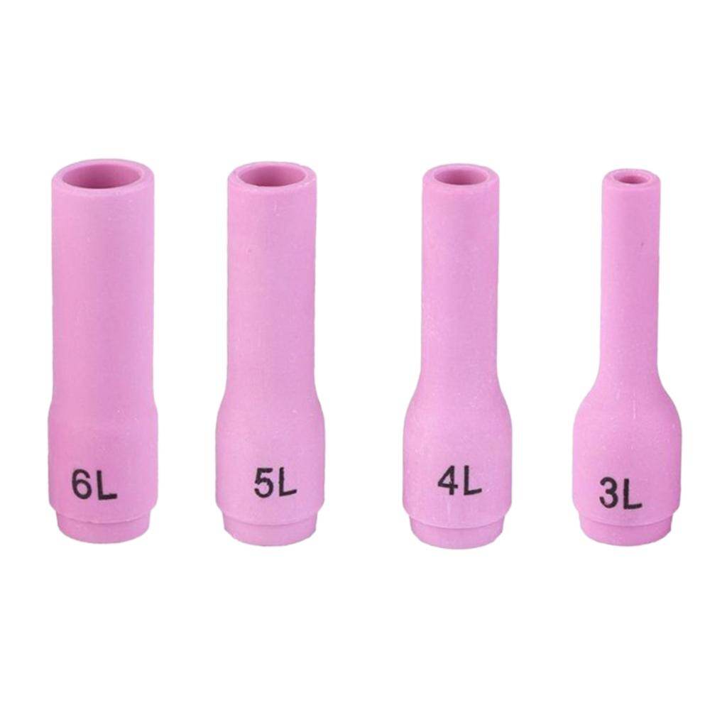 Baoblaze 5pcs 796f tig alumina ceramic nozzle cup for wp 9 20 25tig welding torch