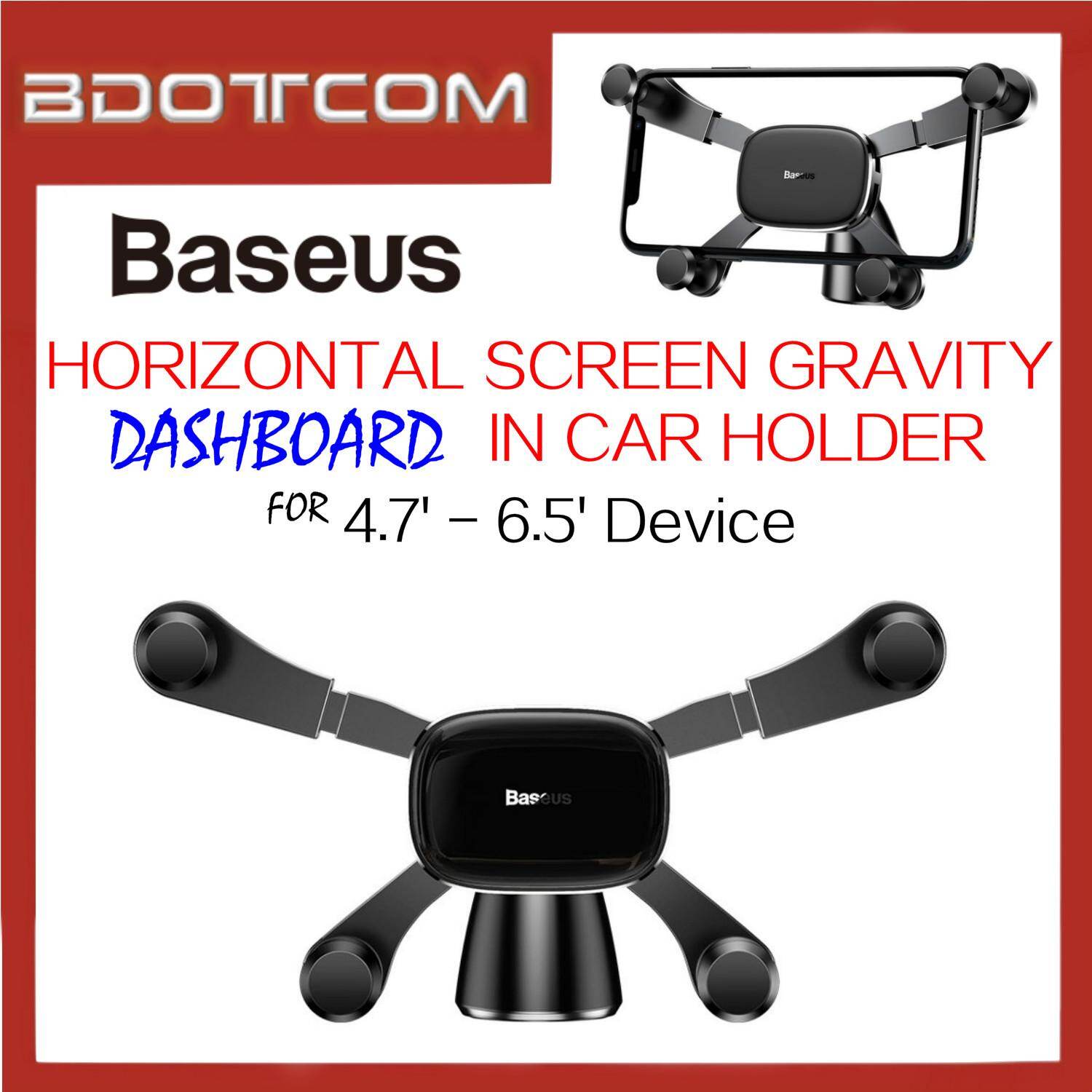 Phone Holder Baseus Horizontal Screen Gravity Baseus Horizontal Screen  Gravity Car Mobile Holder Cheap Store AL