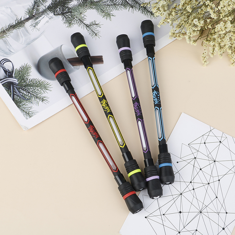 Spinning Pen Creative Random Flash Rotating Gaming Gel Pens for Student Gift Toy