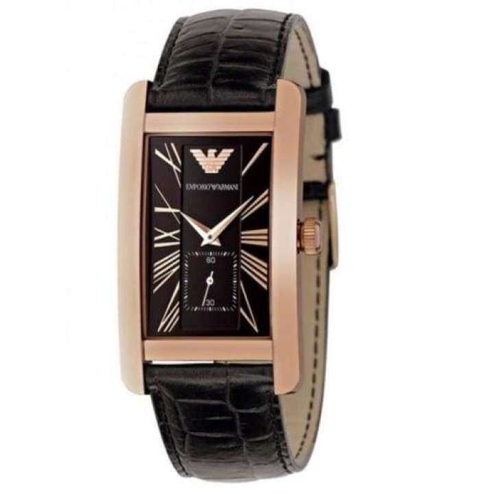 armani gold and black watch