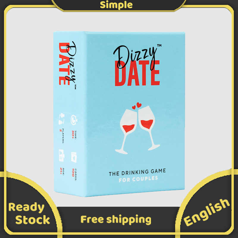 Dizzy Date Card Game Couple Party Drinking Game