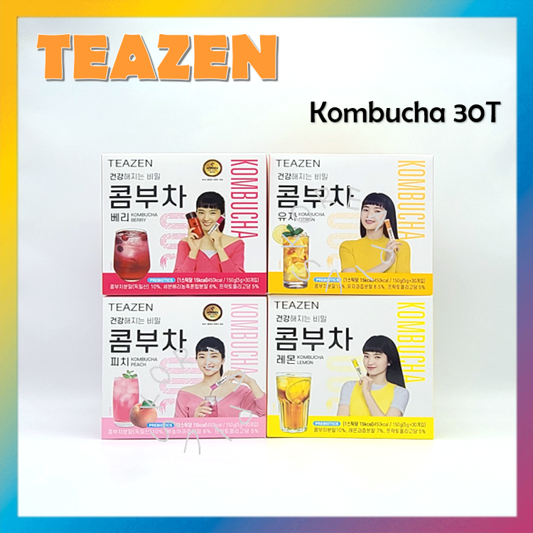 [TEAZEN] Kombucha 5G X 30T Chanh/Quả Mọng